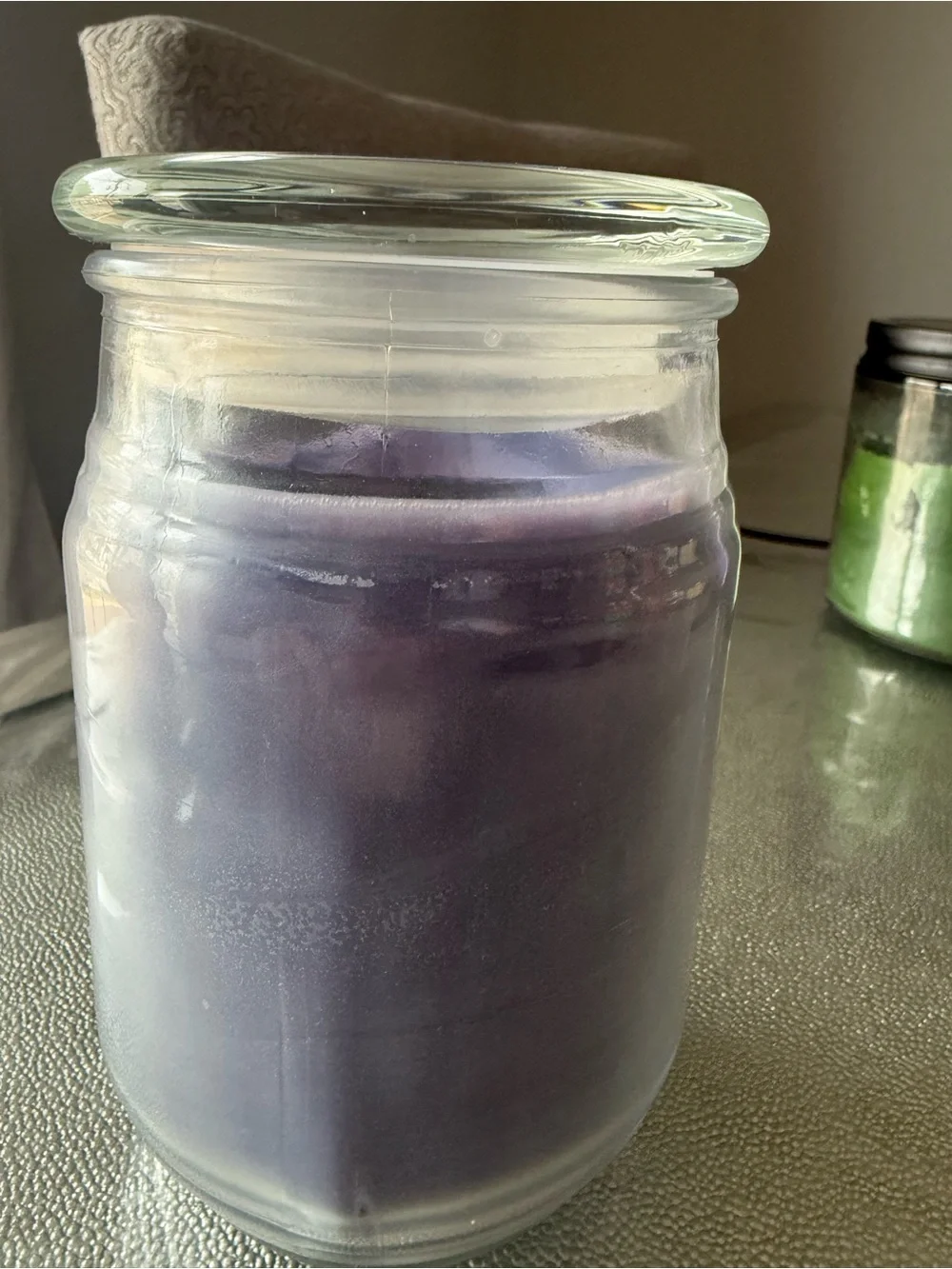 Ashland Coconut Sea Salt Scented Jar Candle - Lavender Purple